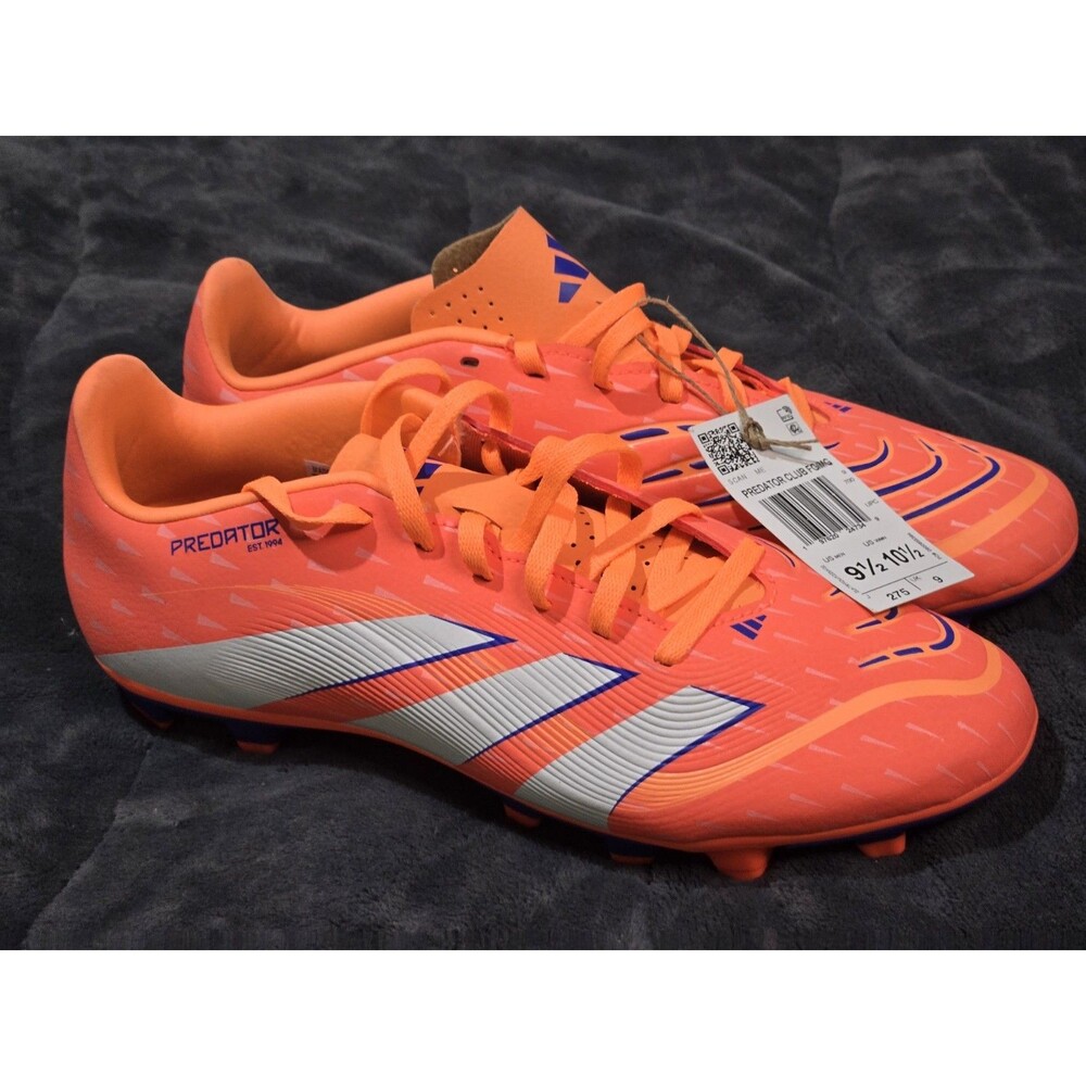 Adidas Predator Elite FG Soccer Cleats Coral Blaze Pack JI1083 Mens Size 9.5 NWT